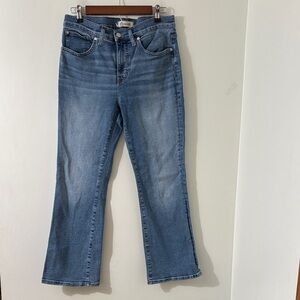 Madewell High Rise Kick Out Light Wash Jeans Size 29